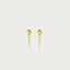 Pinhead earstud 14k gold - Studio Kroewe