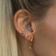 Pinhead earstud 14k gold - Studio Kroewe