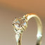 Pippa champagne oval cut diamond ring 14k gold - Studio Kroewe