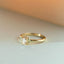Pippa champagne oval cut diamond ring 14k gold - Studio Kroewe