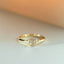 Pippa champagne oval cut diamond ring 14k gold - Studio Kroewe