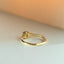 Pippa champagne oval cut diamond ring 14k gold - Studio Kroewe