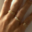 Pippa champagne oval cut diamond ring 14k gold - Studio Kroewe