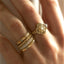 Rafa pearl ring 14k gold - Studio Kroewe