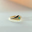 Reggie emerald ring 14k gold - Studio Kroewe