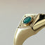 Reggie emerald ring 14k gold - Studio Kroewe