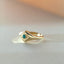 Reggie emerald ring 14k gold - Studio Kroewe