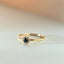 Riddy diamond sapphire ring 14k gold - Studio Kroewe