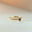 Riddy diamond sapphire ring 14k gold - Studio Kroewe