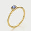 Riddy diamond tanzanite december birthstone ring 14k gold - Studio Kroewe