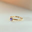 Riddy diamond tanzanite december birthstone ring 14k gold - Studio Kroewe