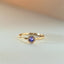 Riddy diamond tanzanite december birthstone ring 14k gold - Studio Kroewe