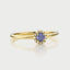 Riddy diamond tanzanite december birthstone ring 14k gold - Studio Kroewe