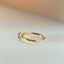 Riddy diamond tourmaline october birthstone ring 14k gold - Studio Kroewe
