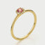 Riddy diamond tourmaline october birthstone ring 14k gold - Studio Kroewe