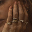 Riva diamond ring 14k gold - Studio Kroewe