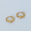 River twist earrings 14k gold - Studio Kroewe