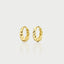 River twist earrings 14k gold - Studio Kroewe