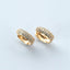 Romy pavé diamond earrings 14k gold - Studio Kroewe