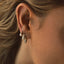 Romy pavé diamond earrings 14k gold - Studio Kroewe