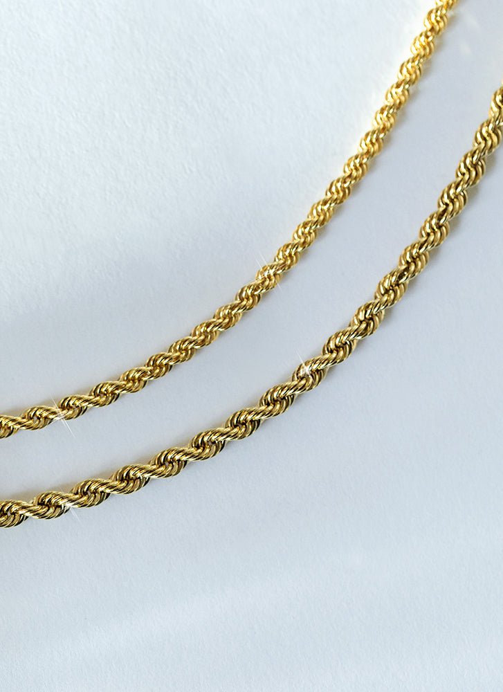 Rope bracelet 14k gold - Studio Kroewe