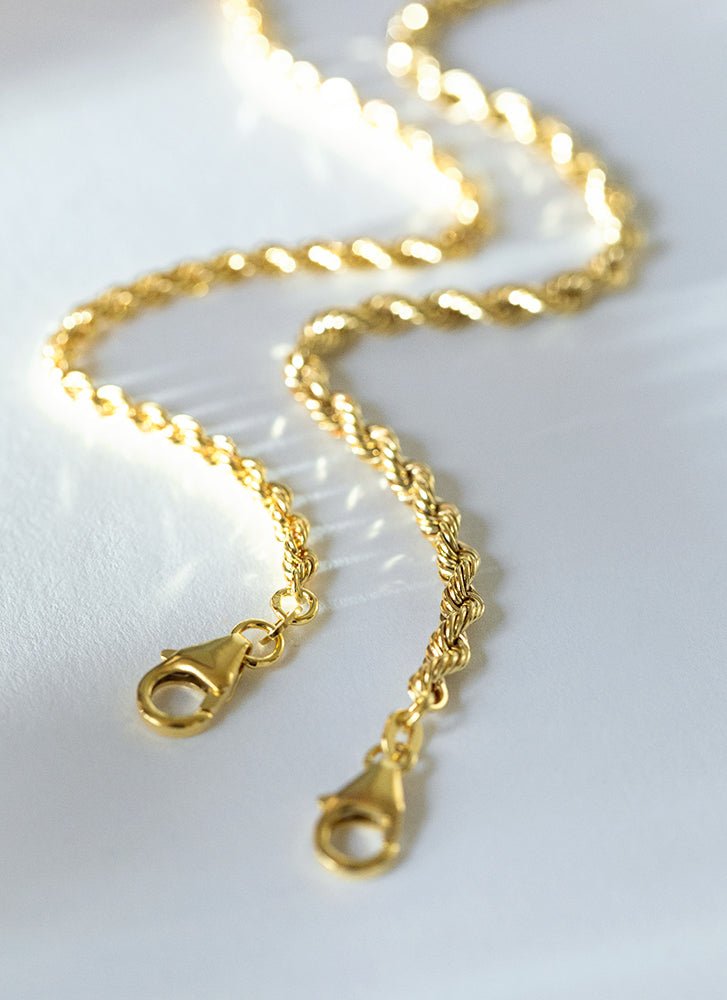 Rope bracelet 14k gold - Studio Kroewe