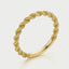 Rope ring 14k gold - Studio Kroewe