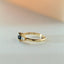 Rosie sapphire diamond ring 14k gold - Studio Kroewe