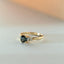 Rosie sapphire diamond ring 14k gold - Studio Kroewe
