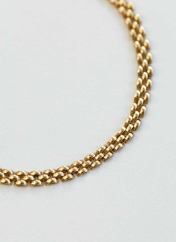 Sady rolex 3.5mm chain bracelet 14k gold - Studio Kroewe
