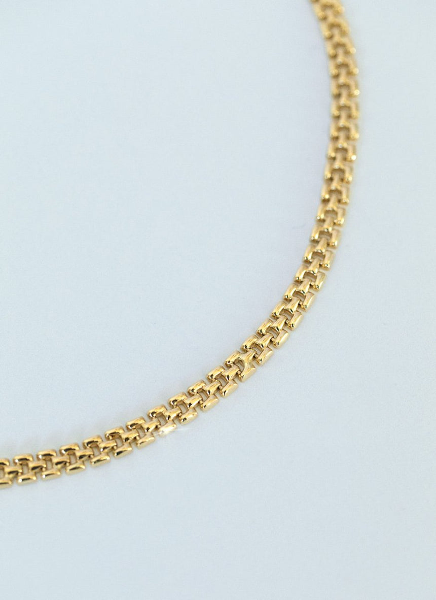 Sady rolex 5mm necklace 14k gold - Studio Kroewe
