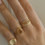 Sage diamond citrine november birthstone ring 14k gold - Studio Kroewe