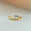 Sage diamond citrine november birthstone ring 14k gold - Studio Kroewe