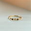 Sage diamond garnet january birthstone ring 14k gold - Studio Kroewe