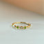 Sage diamond peridot augustus birthstone ring 14k gold - Studio Kroewe