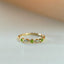 Sage diamond peridot augustus birthstone ring 14k gold - Studio Kroewe
