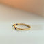 Sage diamond sapphire ring 14k gold - Studio Kroewe