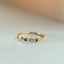 Sage diamond tanzanite december birthstone ring 14k gold - Studio Kroewe