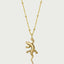 Salamander charm 14k gold - Studio Kroewe