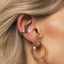 Scarlett diamond single earstud 14k gold - Studio Kroewe