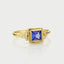 Senda tanzanite ring 14k gold - Studio Kroewe