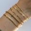 Singapore 2.3mm bracelet 14k gold - Studio Kroewe