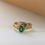 Snake ring 14k gold - Studio Kroewe