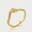 Snake ring 14k gold - Studio Kroewe