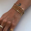 Sol 2.6mm bracelet 14k gold - Studio Kroewe