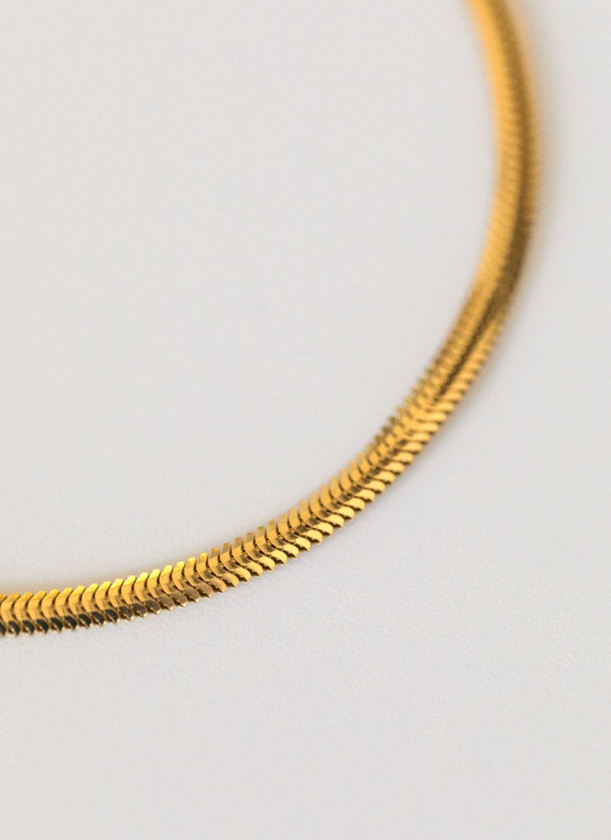 Sol 2.6mm bracelet 14k gold - Studio Kroewe
