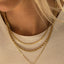 Sol necklace 14k gold - Studio Kroewe