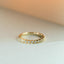 Soleil diamond ring 14k gold - Studio Kroewe