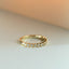 Soleil diamond ring 14k gold - Studio Kroewe