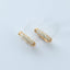 Sora pavé diamond earrings 14k gold - Studio Kroewe